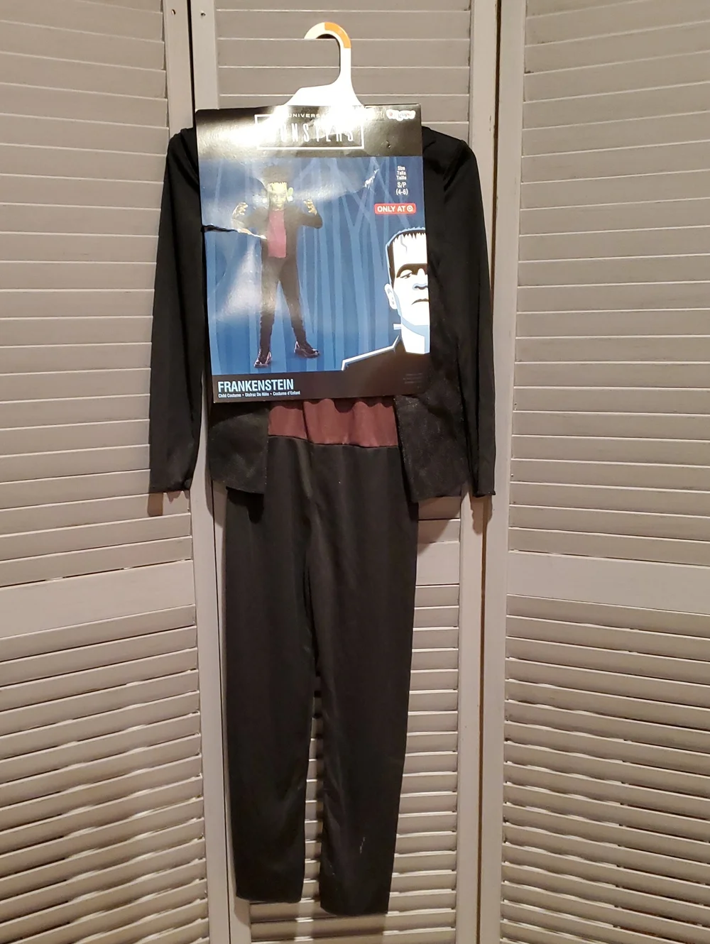 Disguise Toddler Boy's Frankenstein Costume Size S/P (4 - 6) NWT